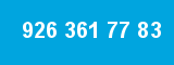 926 361 77 83 926 361 77 83